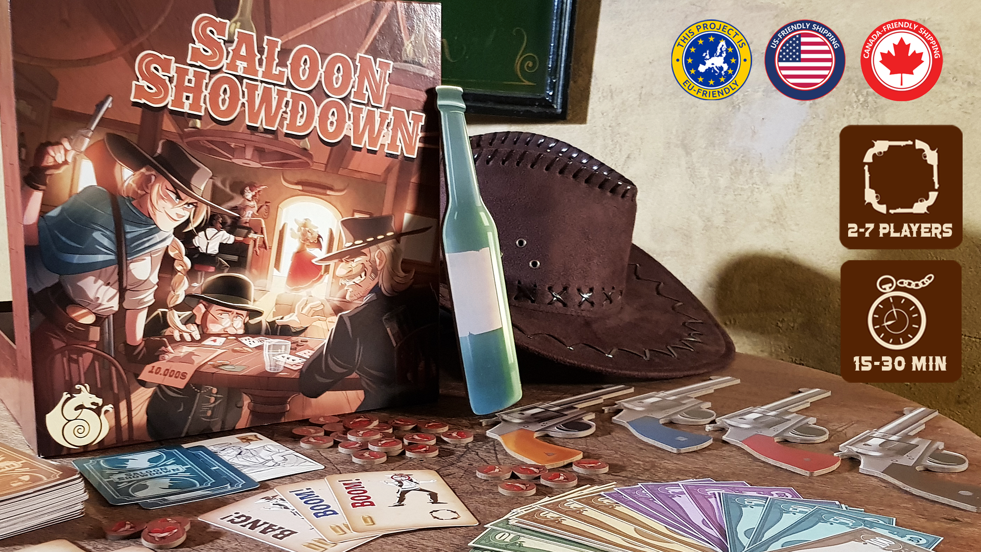 Copertina Saloon Showdown Kickstarter